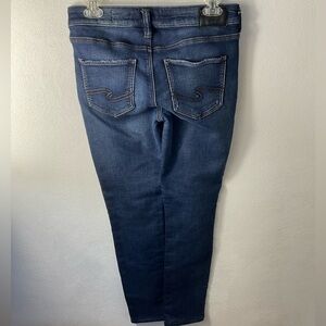 Silver Aiko High Skinny Joga Jeans + Sweats Sz 27/31